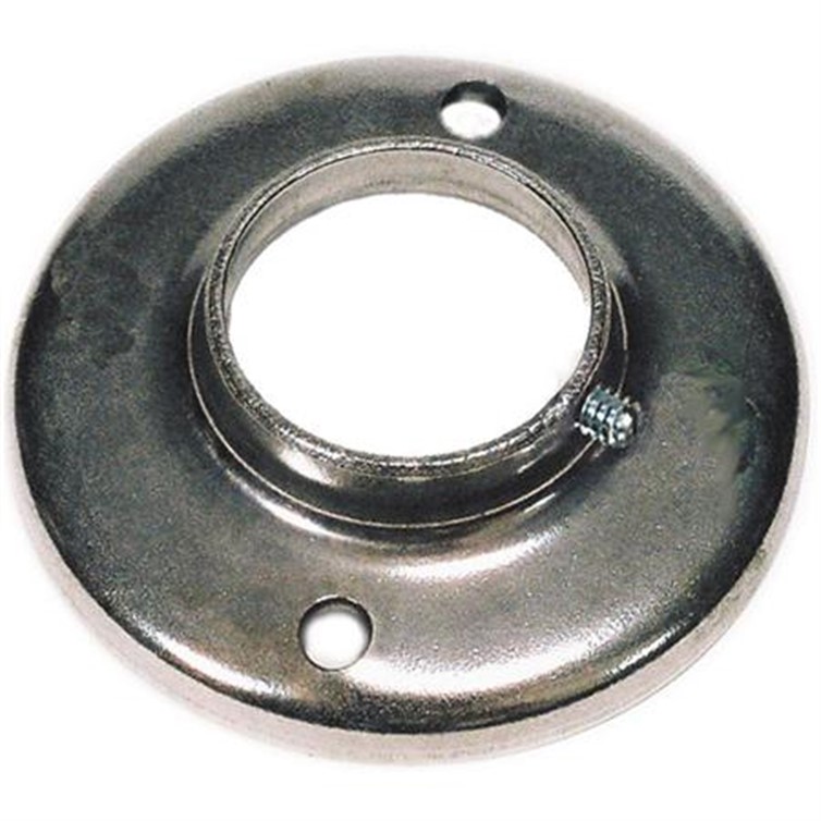 Steel Heavy Base Flange with 2 Mounting Holes and Set Screw for 1.50" Dia Tube  1438T