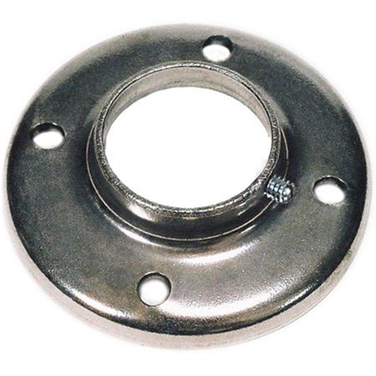 Steel Heavy Base Flange with 4 Mounting Holes and Set Screw for 1-1/2" Pipe 1439