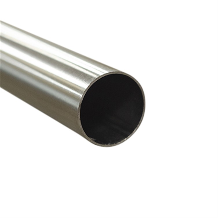 Brushed Stainless Steel, Type 304, Pipe, 1.25" Schedule 5 Pipe or 1.66" OD, 20' Lengths P763.4