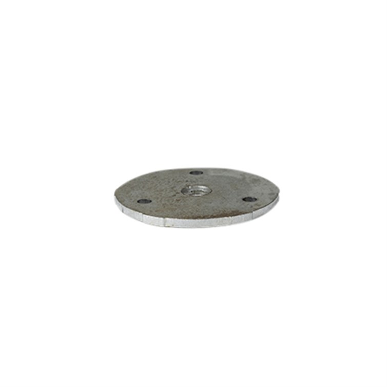Steel Snap-On Flange Base for 1/2" Round Bar or Tube with 3.25" Diameter 2021B