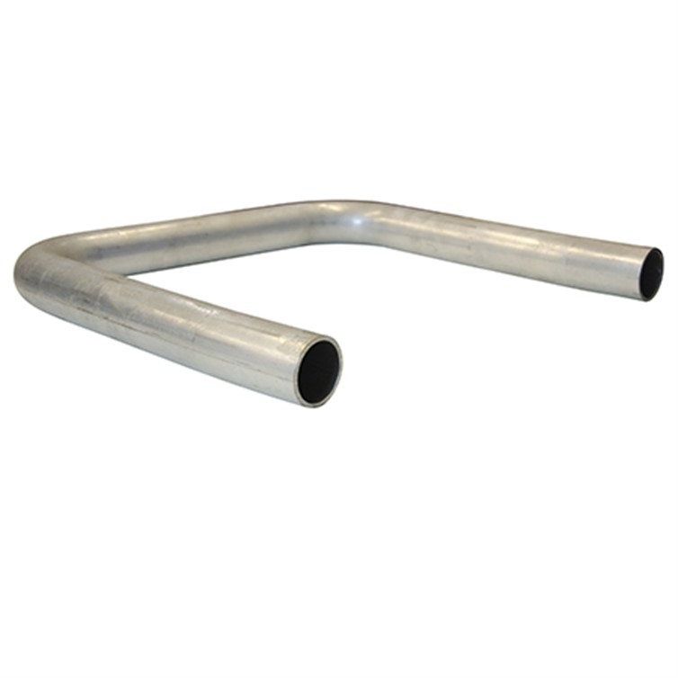 Aluminum Bent 5? Rail End with 1.50" Schedule 40 Pipe or 1.90" Diameter Tube 917