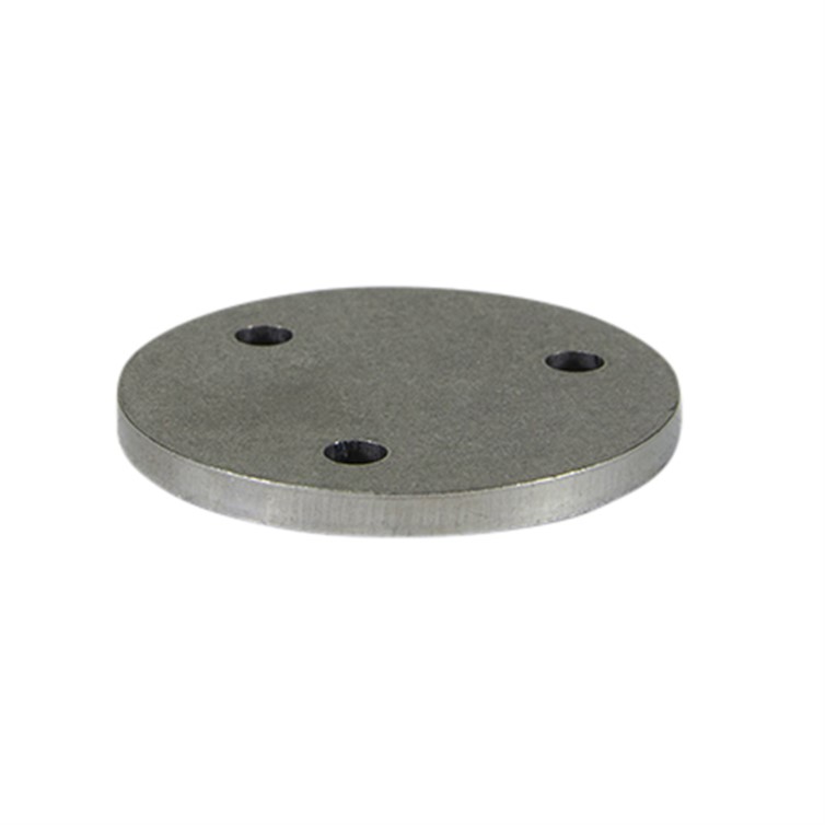 Steel Disk with 3" Diameter and 1/4" Thick with Three 5/16" Holes D143H