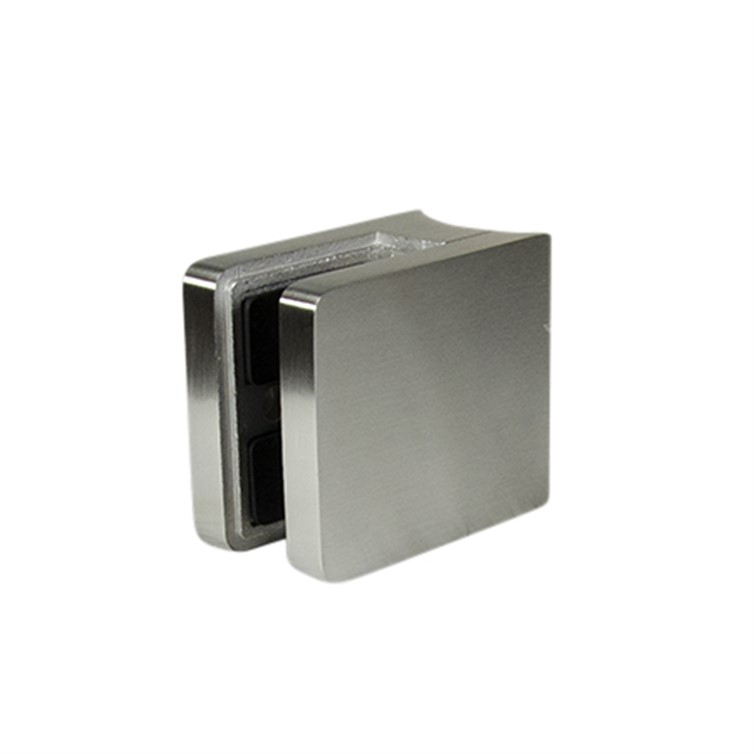 Lavi Square Stainless Steel Round Post Mount Glass Clip GR320R.4