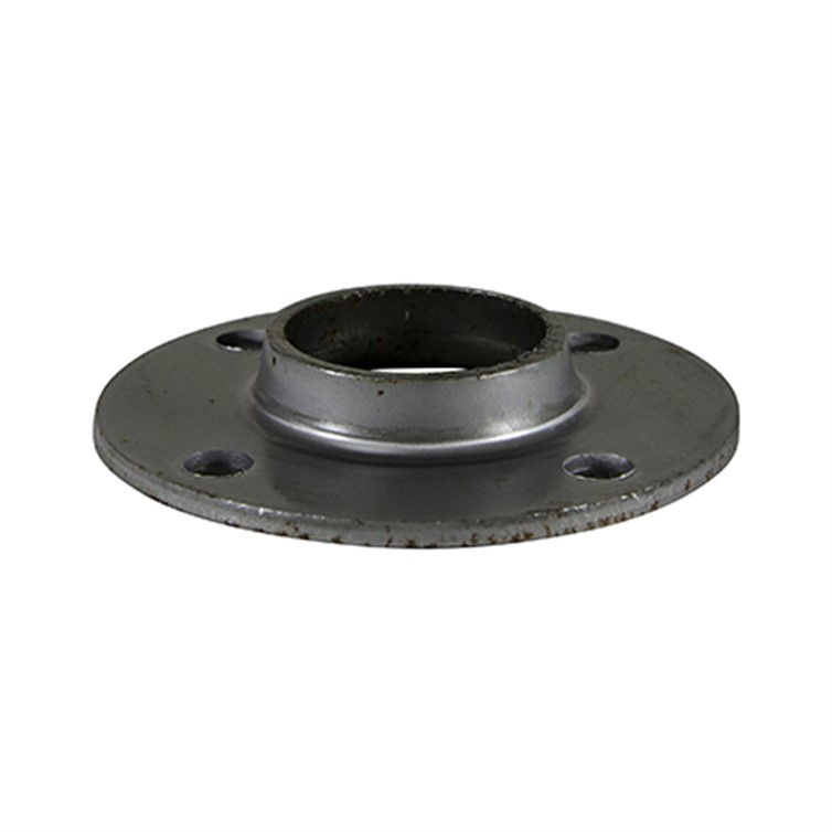 Extra Heavy Steel Flat Base Flange with 4 Mounting Holes for 1-1/4" Pipe 1613