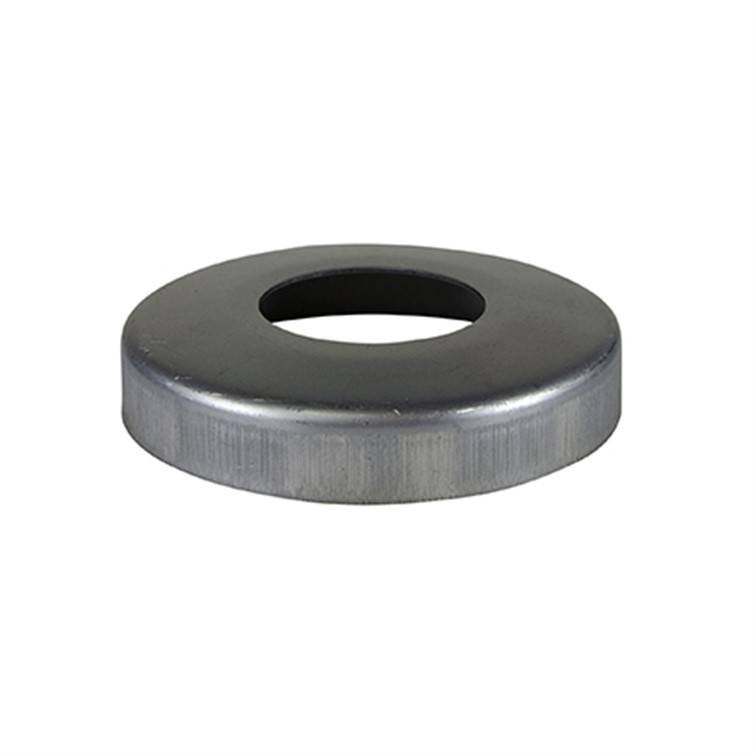 Cover Flange, Steel, 4.50" Diam, 2.00" Diam, Snap-On, Mill Finish, Stamped 2081