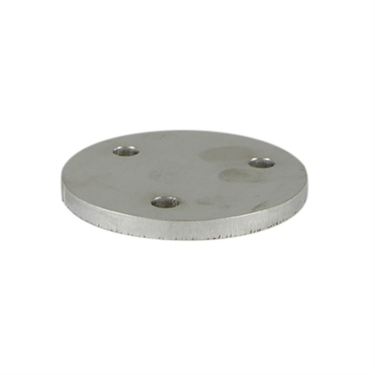 Stainless Steel Disk with 3" Diameter and 1/4" Thick with Three 5/16" Holes D145H
