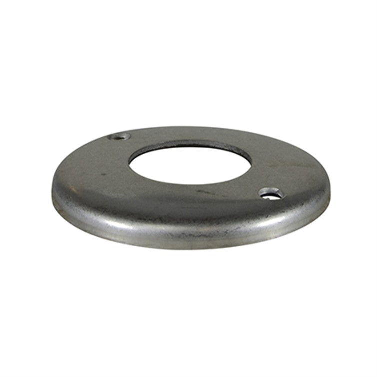 Stainless Steel Heavy Flush-Base Flange with 2 Mounting Holes for 1-1/4" Pipe 2607