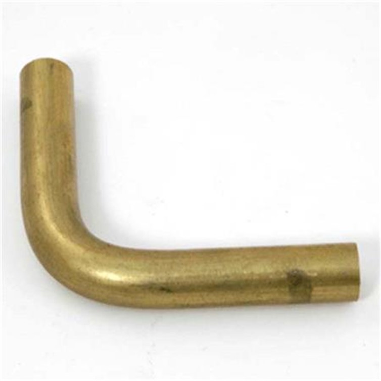 Bar Bend, Brass, 5/8" Diam, Satin Finish R160.4