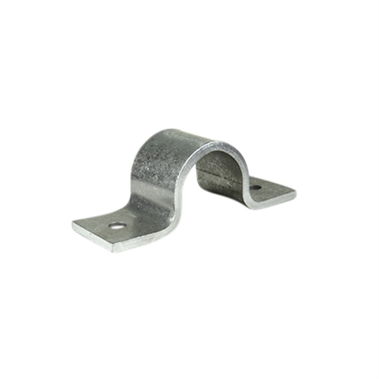 Steel U-Bracket, 2" Wide, for 1.50" Pipe or 1.90" Tube with Two Mounting Holes 3752