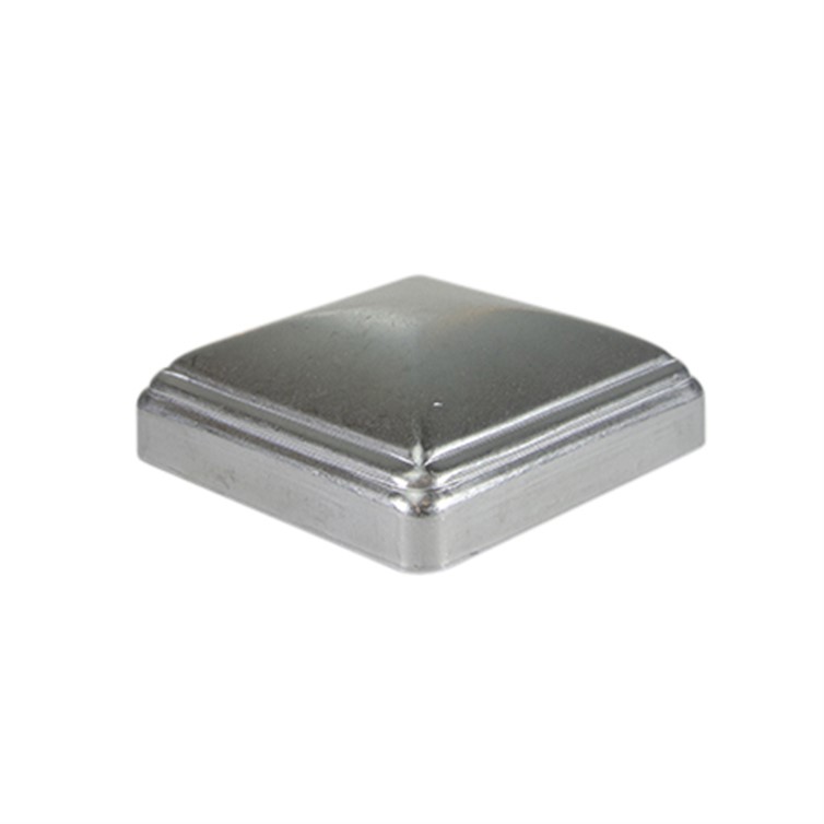 Steel Stamped Post Cap for 4" Square Tube 5120