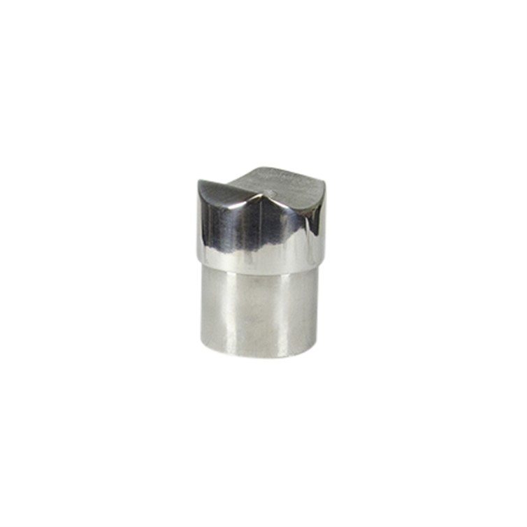 Polished Stainless Steel Tee Connector for 1.50" Tube with .050" Wall 151518