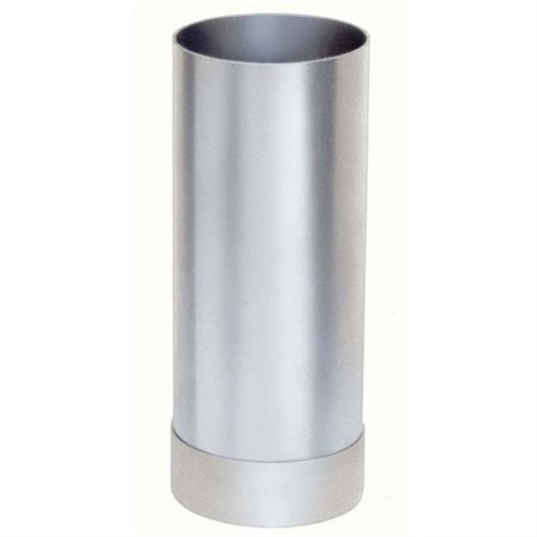Glavanized Steel Post Sleeve for Up to 3" Diameter, 6" High G36-SNC