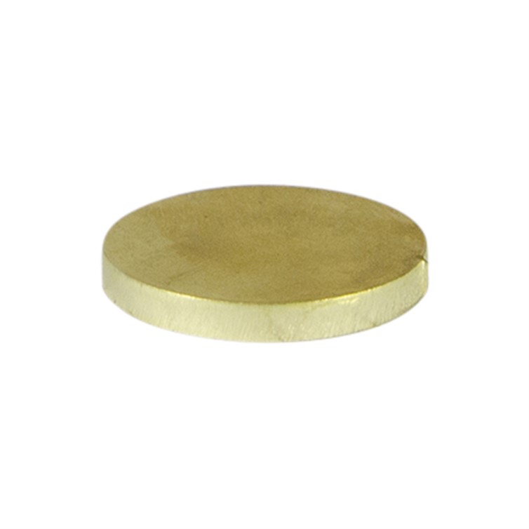 Brass Disk with 1" Diameter and 1/8" Thick D004