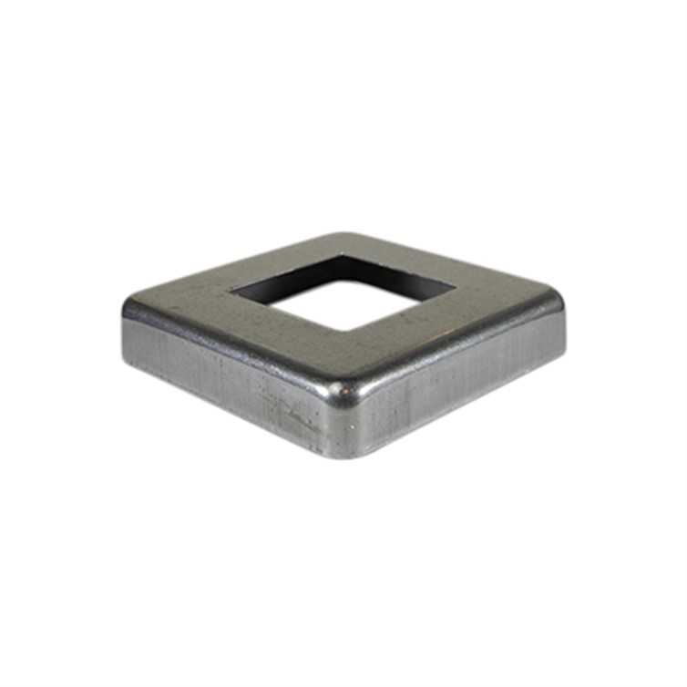 Steel Flush Base for 2.50" Square Tube with 5.188" Square Base 88057