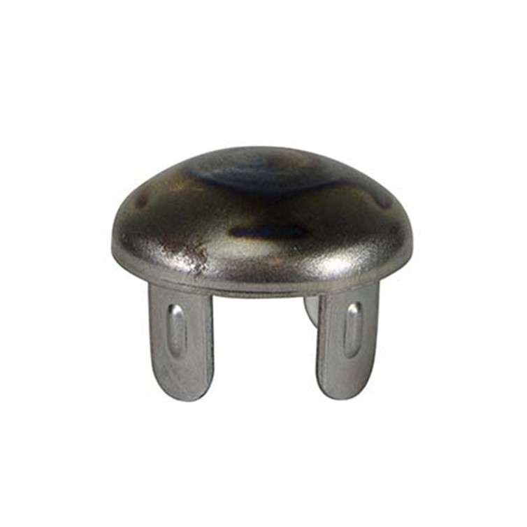 Steel Type H Oval Top Drive-On Cap for 1.25" Pipe, .109" Thickness 3211-LH