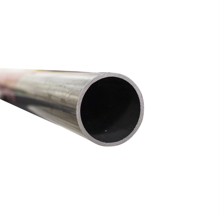 Brushed Stainless Steel, Type 316, Pipe, 1.25" Pipe or 1.66" Outside Diameter, 20' Lengths P3190106