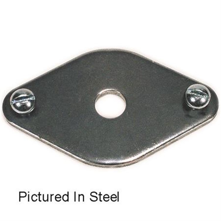 Anchor Plate For Tapered Heavy Base Flange, Stainless Steel, Surface Mnt 4979