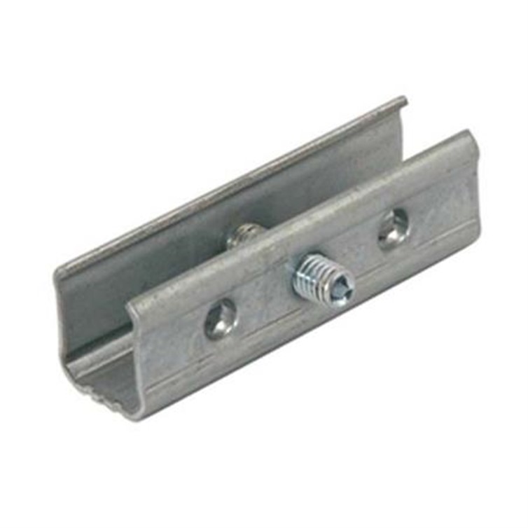 Galvanized Steel Single Splice-Lock, 1 Pc., for 1.25" Sch. 40 Pipe or 1.66" Tube, 3.75" Length G3314S