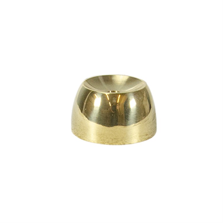 Polished Brass Ball Style Angle Collar for 1.50" Tube 141537