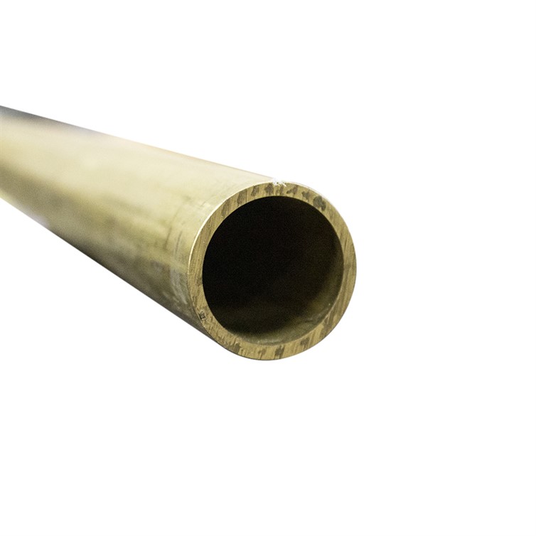 Brass Round Tubing with 1.50" Diameter and .125" Wall, 20' Lengths T5101