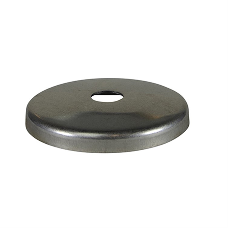 Cover Flange, Stainless Steel, .625" Diam, Holes, Snap-On, Mill, Stamped 2033