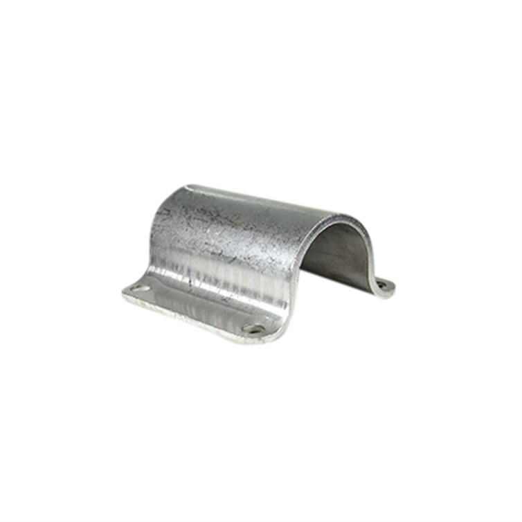 Stainless Steel U-Bracket, 4.375" Wide, for 1.50" Pipe or 1.90" Tube with Four Mounting Holes 3684-SS