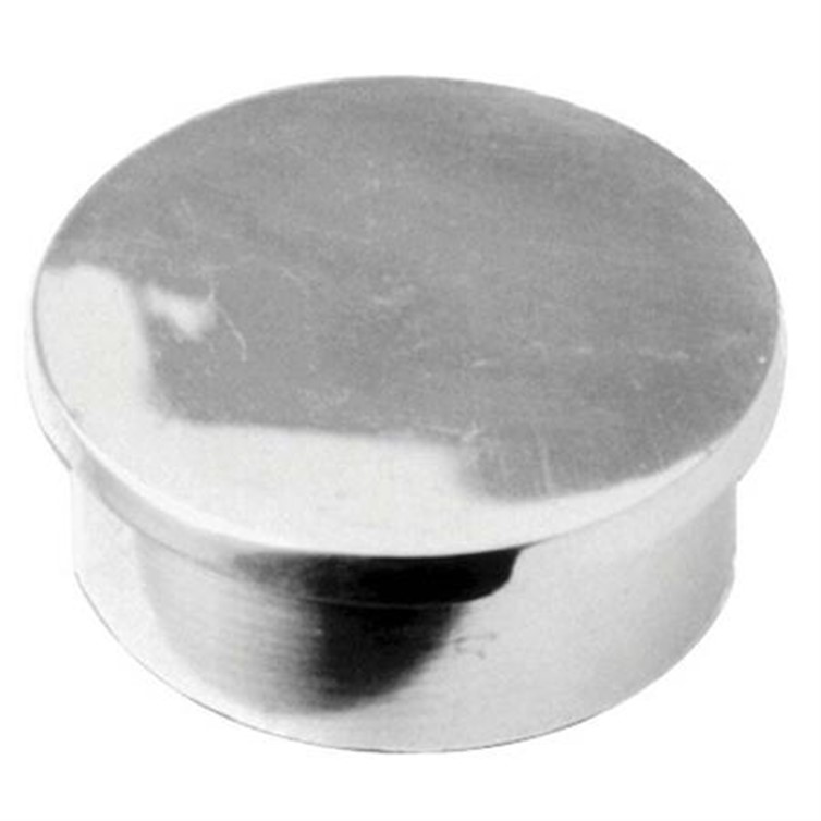 Lavi Polished Stainless Steel End Cap for 1.50" Tube OD  151570
