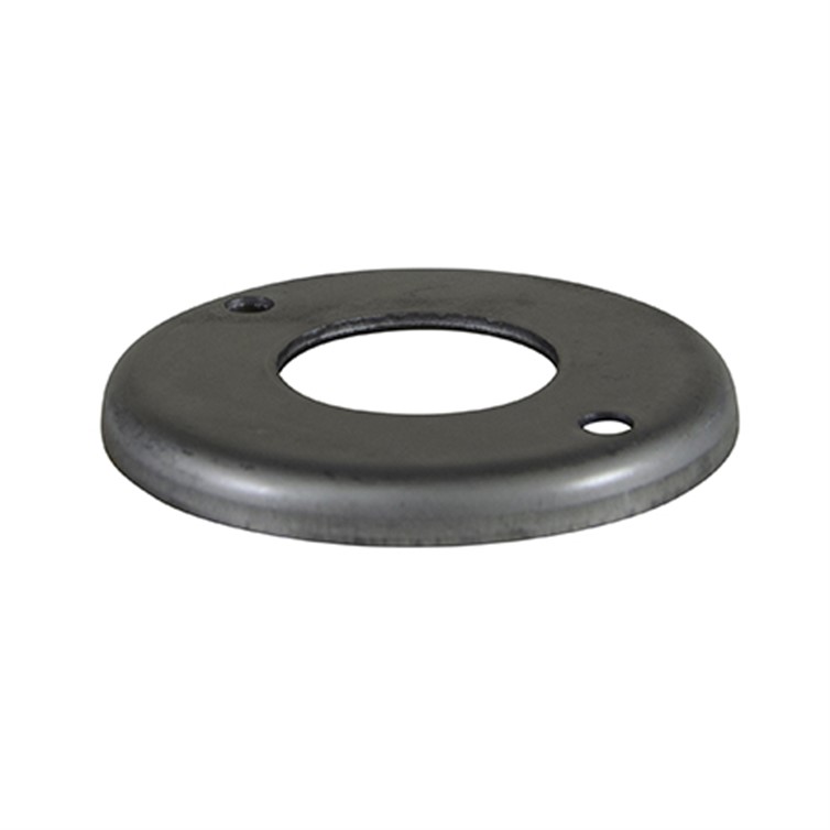 Steel Heavy Flush-Base Flange with 2 Mounting Holes for 1-1/4" Pipe 2527