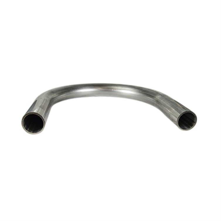 Stainless Steel Flush-Weld 180? Elbow w/ 2 Untrimmed Tangents, 4.25" Ins. Radius for 1.50" Dia Tube 6979-5B