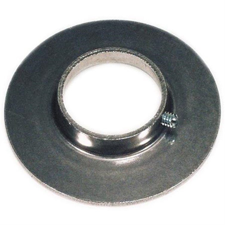 Steel Flat Base Flange with Set Screw for 1.00" Dia Tube 621T