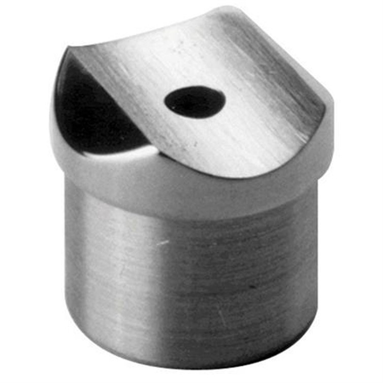 Brushed Stainless Steel Tee Connector for 1.50" Tube with .050" Wall 151518.4