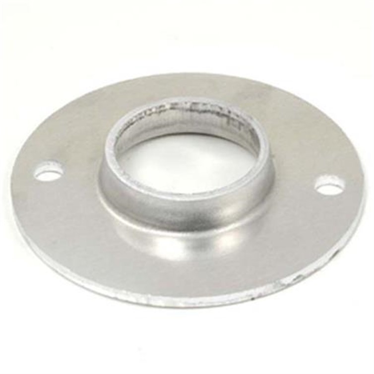 Extra Heavy Aluminum Flat Base Flange with 2 Mounting Holes for 1-1/2" Pipe 1641