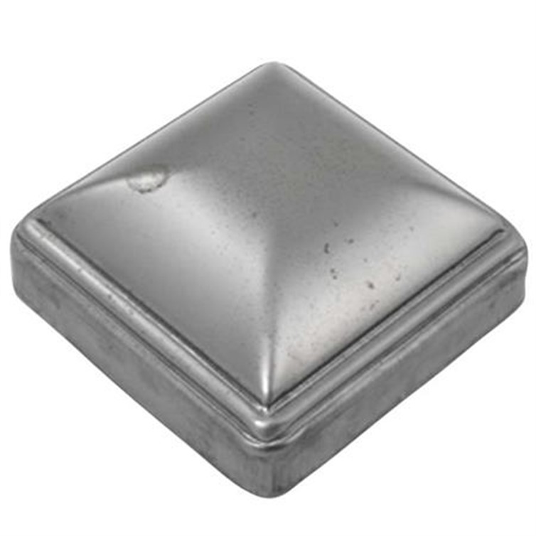 Aluminum Stamped Post Cap for 3.50" Square Tube 5113