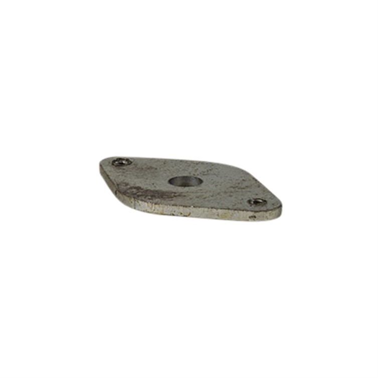 Anchor Plate For Tapered Heavy Base Flange, Steel, W/Holes, Surface Mnt 4914