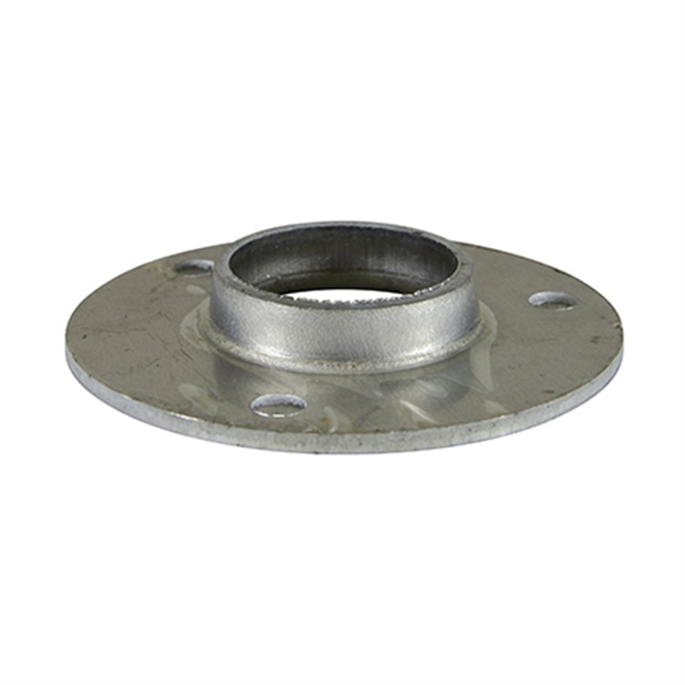 Extra Heavy Aluminum Flat Base Flange with 3 Mounting Holes for 1-1/2" Pipe 1642