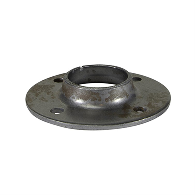 Plain Steel Flat Base Flange with 4 Mounting Holes for 1" Pipe 620