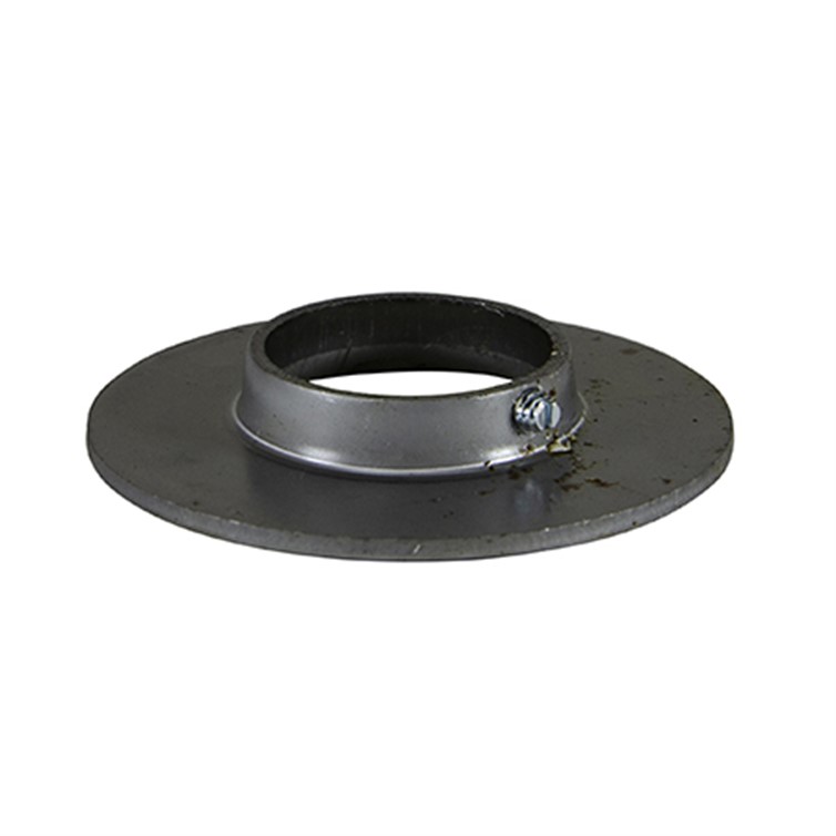 Plain Steel Flat Base Flange with Set Screw for 1-1/4" Pipe 629