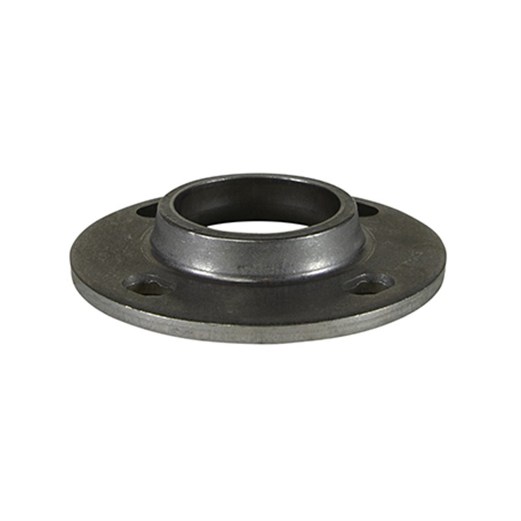 Stainless Steel Heavy Duty Weld Flange with 4 Oval Mounting Holes for 1-1/2" Pipe 1623HD-S