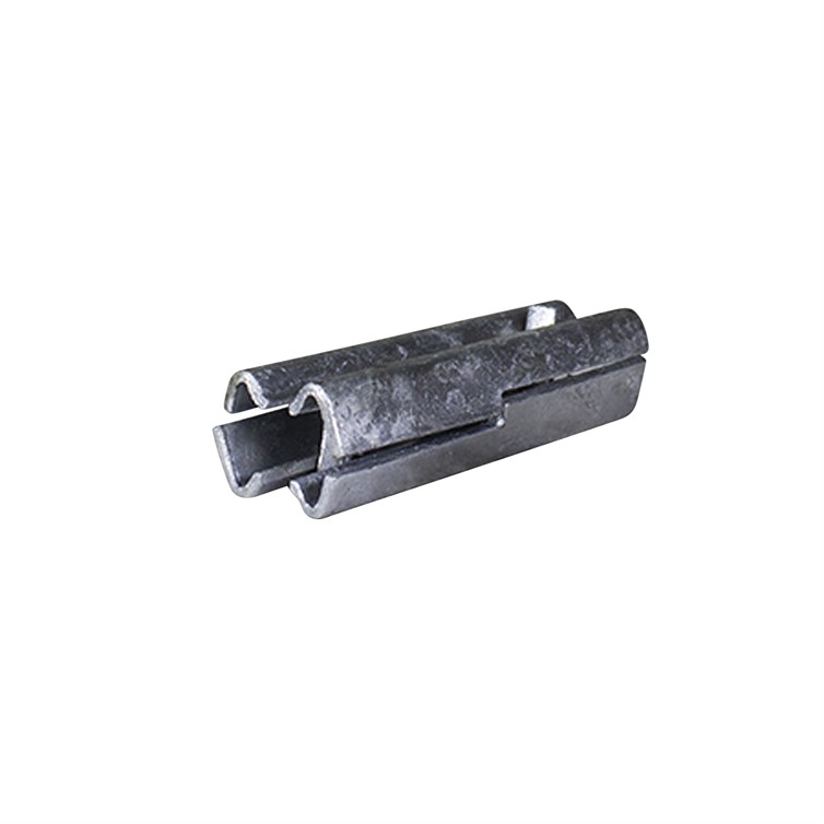 Galvanized Steel Single Splice-Lock for 1.50" Tube with .065" Wall, 3.75" Length G3326