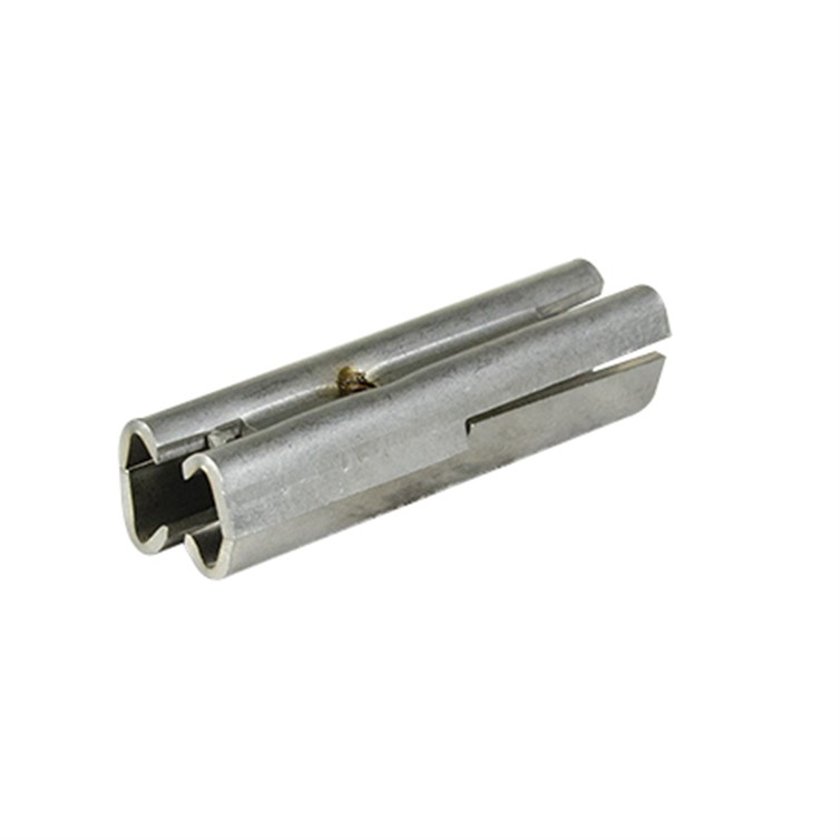 Stainless Steel Single Splice-Lock for 1" Sch. 40 Pipe or 1.315" Tube with .133" Wall, 3.75" Length 3313