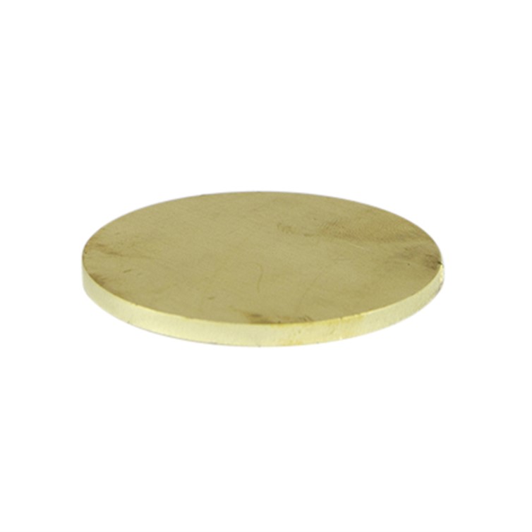 Brass Disk with 2" Diameter and 1/8" Thick D093