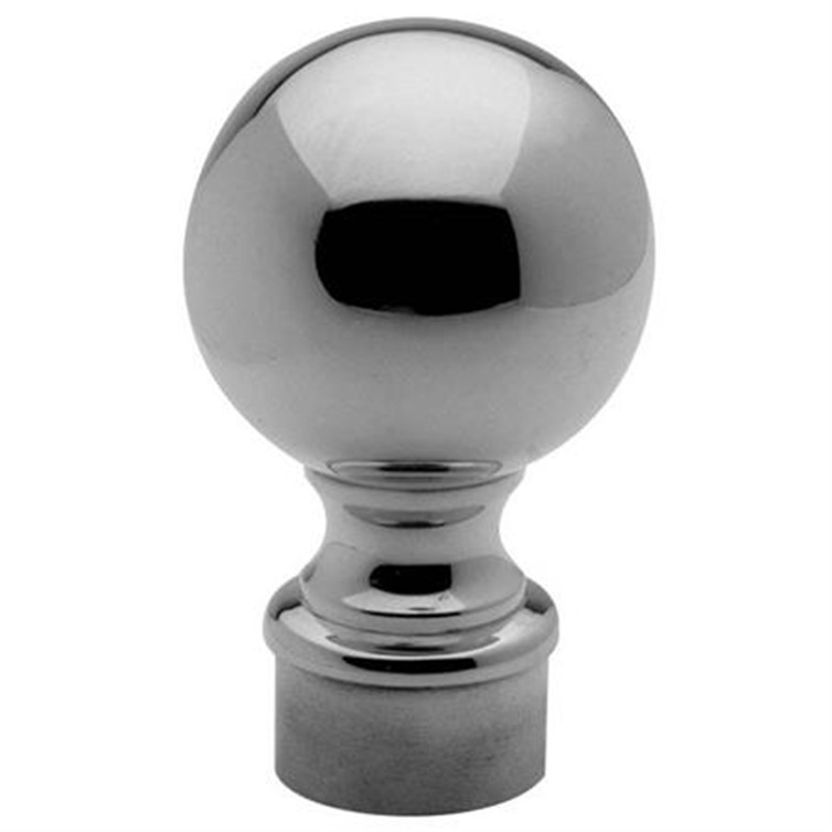 Polished Stainless Steel Ball Style Finial, 1.50" 151564