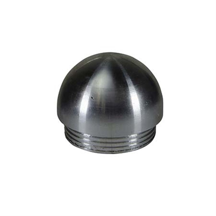Type A Machined Aluminum Drive-On End Cap for 2" Schedule 40 Pipe 3213AM