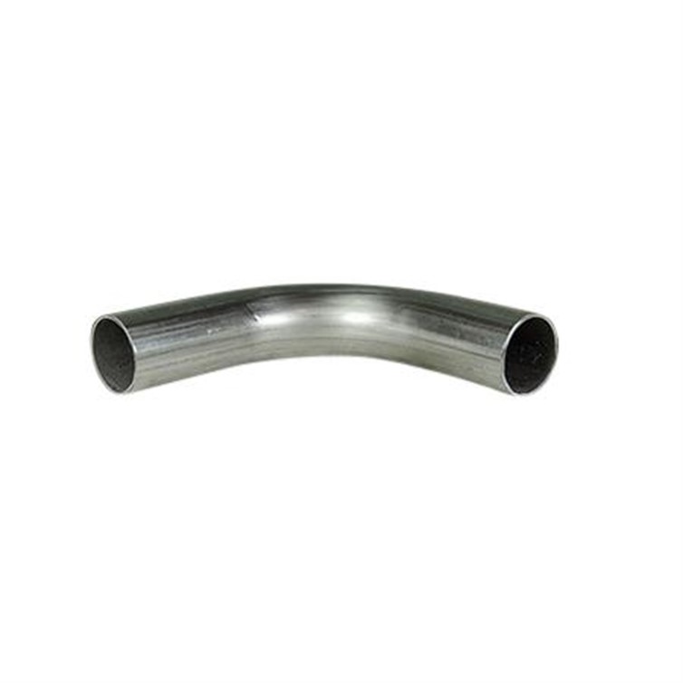 Stainless Steel Flush-Weld 90? Elbow with Two 2" Tangents, 1-5/8" Inside Radius for 1.25" Dia Tube 7890T