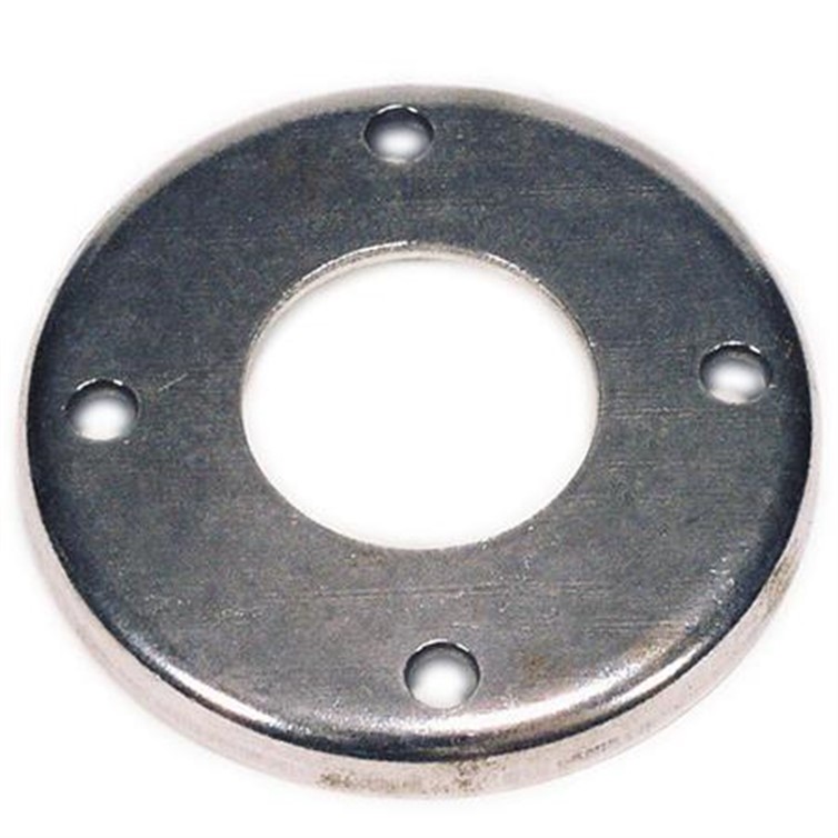 Steel Heavy Flush-Base Flange with 4 Mounting Holes for 1.50" Dia Tube 2536T