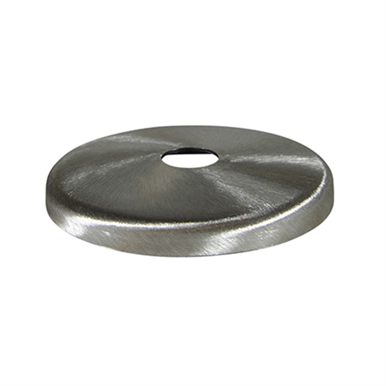 Cover Flange, Stainless Steel, .625" Diam, Snap-On, Satin Finish, Stamped 2033.4