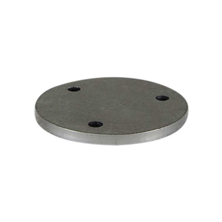 Steel Disk with 3.50" Diameter and 1/4" Thick with Three 5/16" Holes D173H