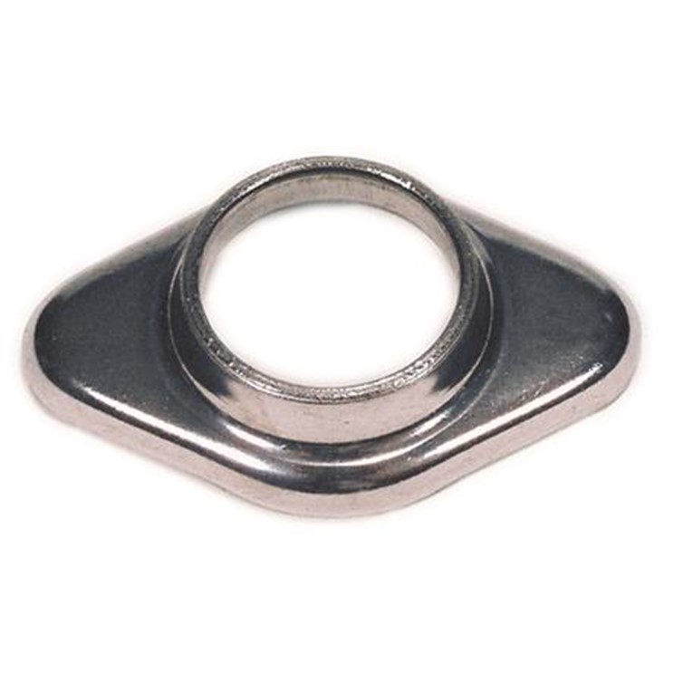 Steel Tapered Heavy Base Flange for 1.50" Pipe or 1.90" Tube with No Mounting Holes 4915