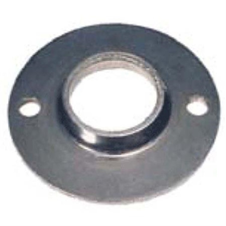 Steel Extra Heavy Base Flange with 2 Mounting Holes for 1.50" Dia Tube 1621-T