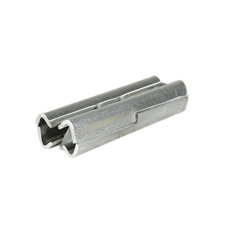 Aluminum Double Splice-Lock for 1.25" Schedule 80 Pipe or 1.66" Tube with .191" Wall, 3.75" Length 3355H